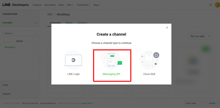 สร้าง LINE Bot + Dialogflow + Google Sheets • MoreMeng.in.th